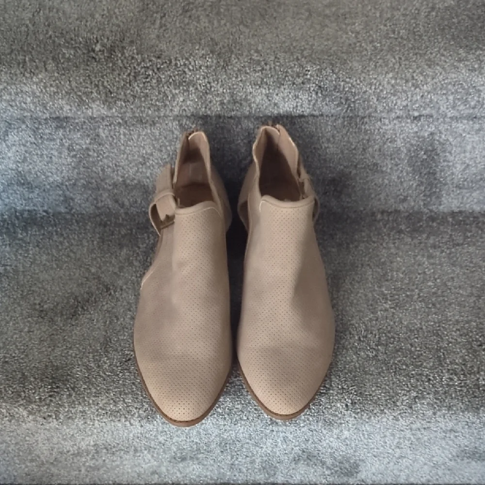 Lane Bryant Taupe Ankle Booties